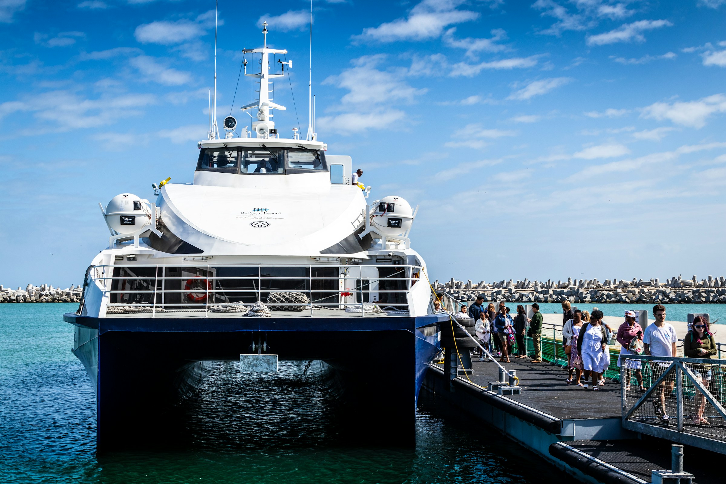 Ferry at Murray's Bay Harbour on Robben Island
